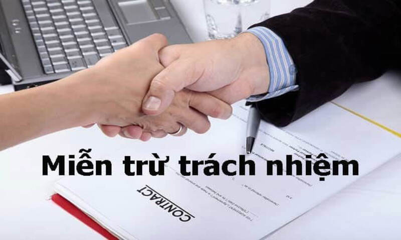 Thiết lập miễn trừ trách nhiệm 1 số những điều kiện không liên quan đến bảo đảm lợi ích người chơi